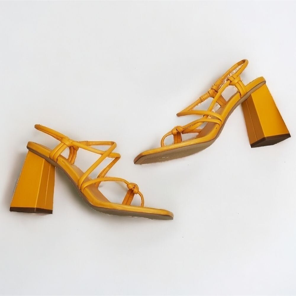 Marc Fisher Giada Orange Sandals Size 7